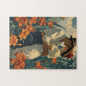 Romantische Lily veld  Legpuzzel (Horizontaal)