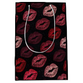 Romantische Lippenprint Cadeautas (Voorkant)