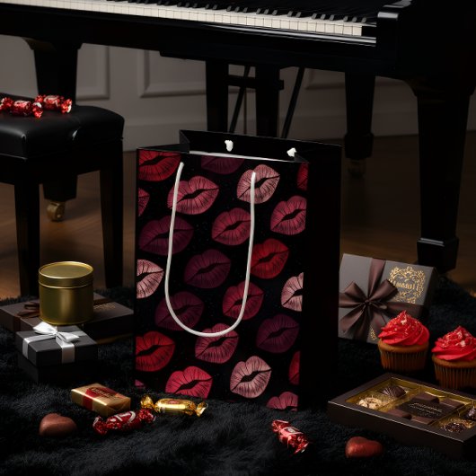 Romantische Lippenprint Cadeautas