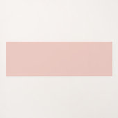 Romantische Lotus in Roze, Crème en Zacht Groen Yogamat (Achterkant (horizontaal))