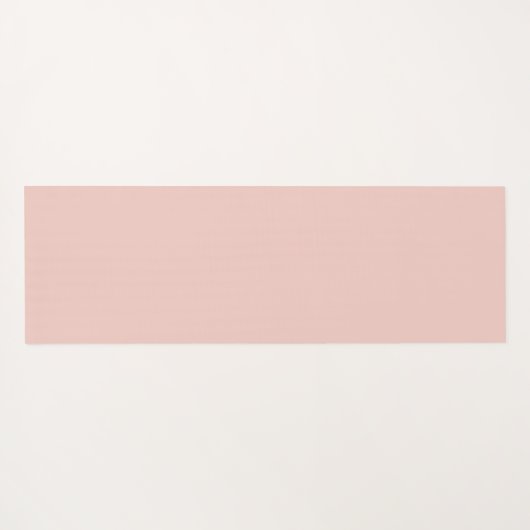 Romantische Lotus in Roze, Crème en Zacht Groen Yogamat (Achterkant (horizontaal))