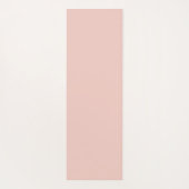 Romantische Lotus in Roze, Crème en Zacht Groen Yogamat (Achterkant)