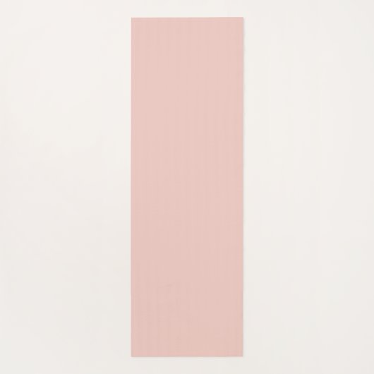 Romantische Lotus in Roze, Crème en Zacht Groen Yogamat (Achterkant)