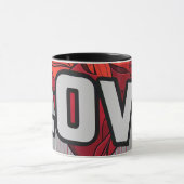 Romantische Love Design Mok – Schattige Hart & Lie (Midden)