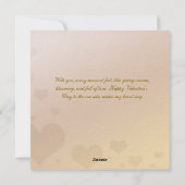 Romantische Lovebirds Valentijnsdag Kaart – Schatt (Achterkant)