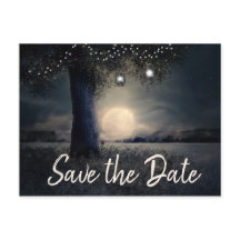 Romantische maanlicht- en lantaarnbomen redden de 