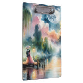 Romantische maanlicht Waterverf nachtscène Klembord (Rechts)