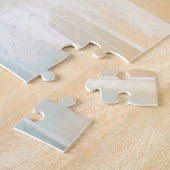 Romantische maanlicht Waterverf nachtscène Legpuzzel (Zijkant)