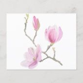 Romantische Magnolia Vrijgezellenfeest Advies Kaar Flyer (Achterkant)