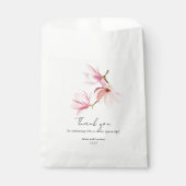 Romantische Magnolia Waterverf Vrijgezellenfeest Bedankzakje (Voorkant)