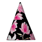 Romantische Magnolia: Zwarte Waterverf Feesthoedjes (Rechts)