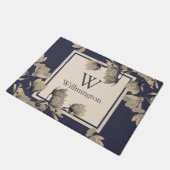 Romantische  Magnolias - Gepersonaliseerd Deurmat (Schuin)