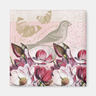 Romantische Magnolia's Magneet