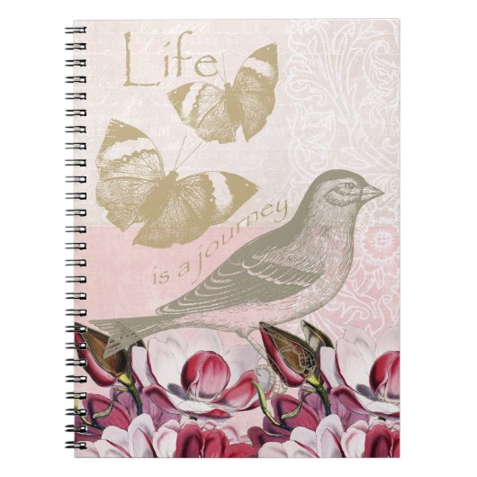 Romantische Magnolia's Notitieboek (Voorkant)