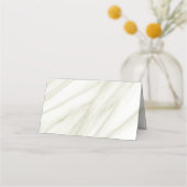 Romantische marine en rode bloemen marmer plaatskaartje (Achterkant)