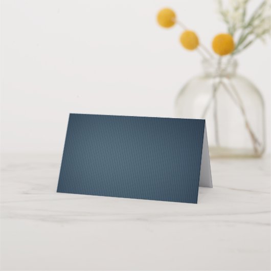 Romantische marine en witte bloemen plaatskaartje (Achterkant)