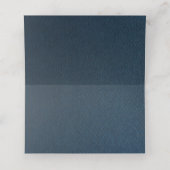 Romantische marine & roze bloemen plaatskaartje (Binnenkant ongevouwen)