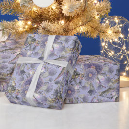 Romantische Mauve Wattle & Eucalyptus Cadeaupapier