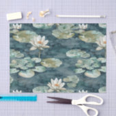 Romantische meer lelie pad Lotus bloem bruidsdouch Tissuepapier (Craft)