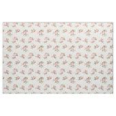 Romantische meisjes blush Rozen - witte achtergron Stof (Fat Quarter)