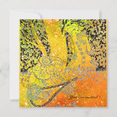 ROMANTISCHE MINNAARS, ROMANTIEK IN GELE ORANJE SPA KAART (Voorkant)