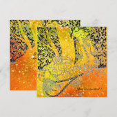 ROMANTISCHE MINNAARS, ROMANTIEK IN GELE ORANJE SPR KAART (Voorkant / Achterkant)