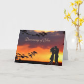 Romantische Misser You Card Kaart (Gele Bloem)