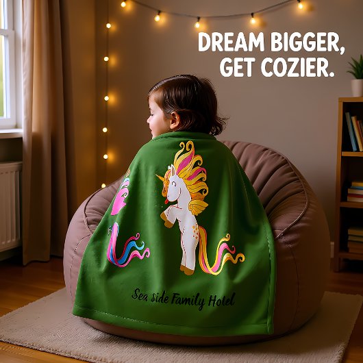 Romantische moderne Cute Unicorn monogram b Bad Handdoek