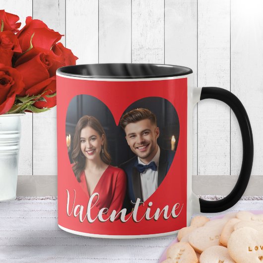 Romantische Moderne Cute Valentijnsharten Aangepas Mok
