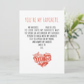 Romantische Moederdag voor mama Feestdagenkaart (Staand voorkant)