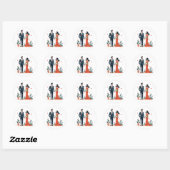 Romantische Moment Stickers (Vel)