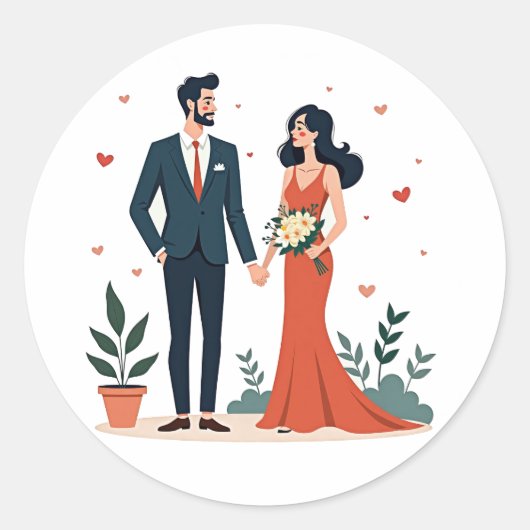 Romantische Moment Stickers (Voorkant)