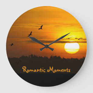 Romantische momenten Kranen op zonsopgang foto met Grote Klok