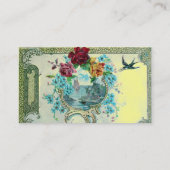 ROMANTISCHE MONOGRAM 3 VISITEKAARTJE (Achterkant)