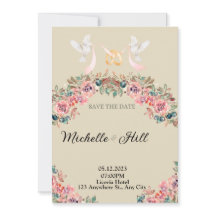 Romantische monogram huwelijksinitialen