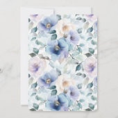 Romantische Mooie Lavendel Bloemen Verjaardag Kaart (Achterkant)