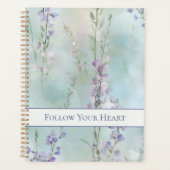 Romantische mooie lavendelbloemen   planner (Voorkant)