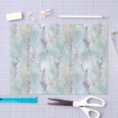 Romantische mooie paarse bloemige bruiloft tissuepapier (Craft)