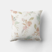 romantische mooie waterverf bloemen verspreiden kussen (Achterkant)