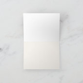 Romantische Mooie Witte Bloemrijke Kanten Dank je Bedankkaart (Binnen)