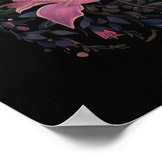 Romantische Moonlight Garden Poster (Hoek)