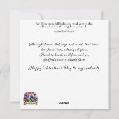 Romantische Moppige Muizen Harten Bloemen Valentij Feestdagenkaart (Achterkant)