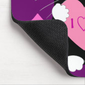 Romantische mousepad met kat muismat (Hoek)