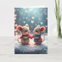 Romantische Muis Kaart 