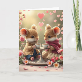 Romantische Muis Kaart