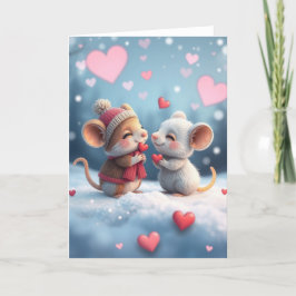 Romantische Muis Kaart