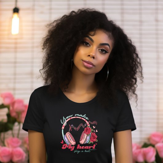 Romantische muziek, je laat mijn hart een slag ove t-shirt
