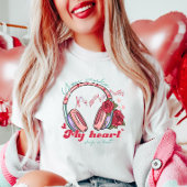 Romantische muziek, je laat mijn hart een slag ove t-shirt