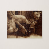  Romantische muziek, liefde en Romance Lovers Legpuzzel (Horizontaal)