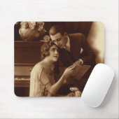 Romantische muziek, liefde en Romance Lovers Muismat (Met muis)